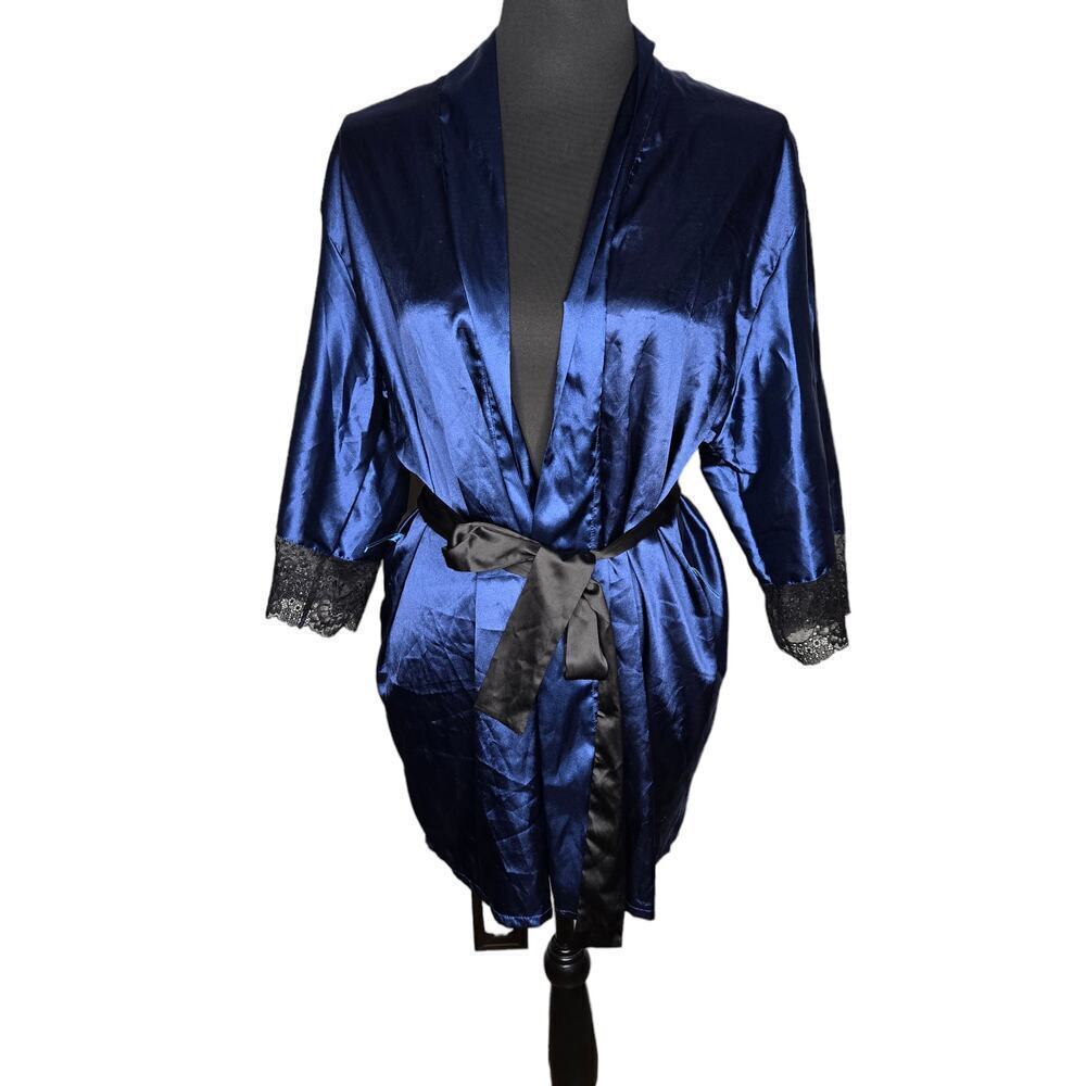 Blue Satin Lace Ribe‎ S/M